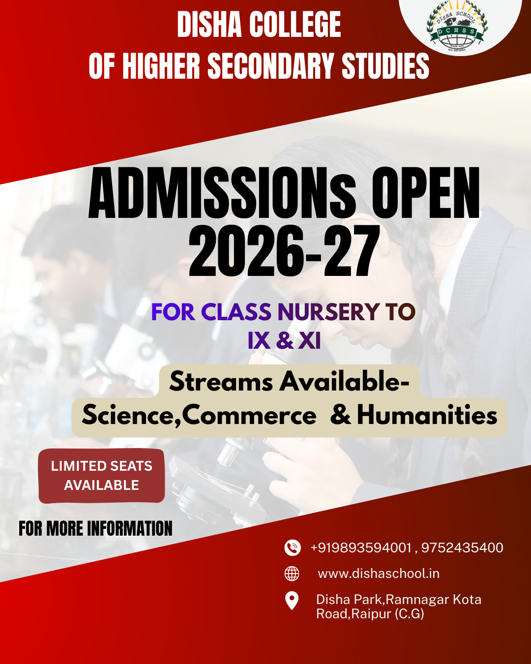 ADMISSION OPEN 2026-27